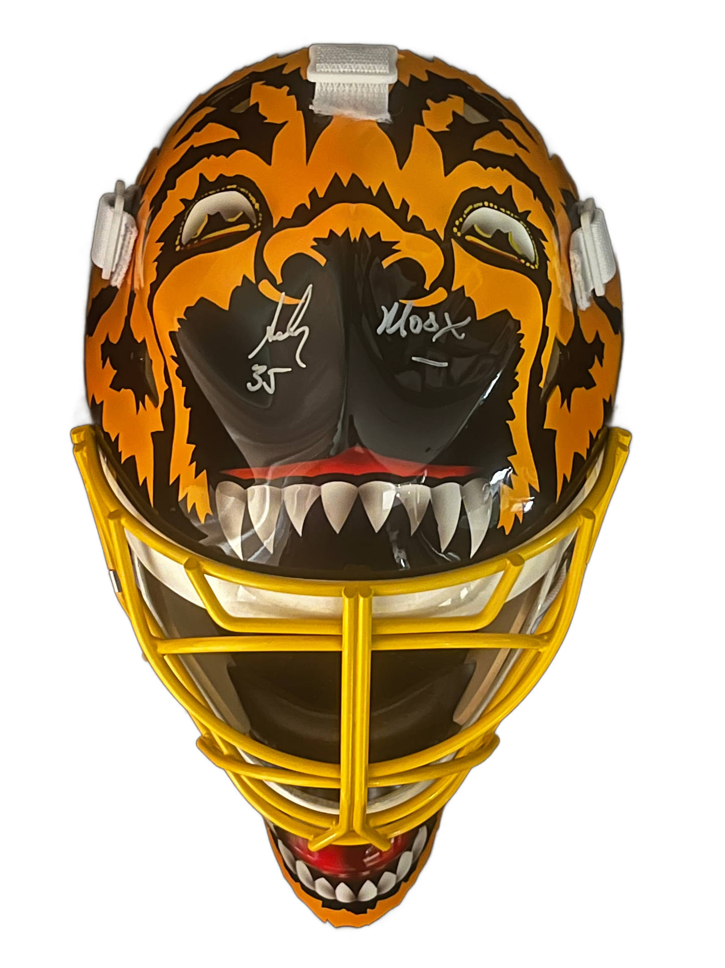 Andy Moog Autographed Boston Bruins Replica Goalie Mask