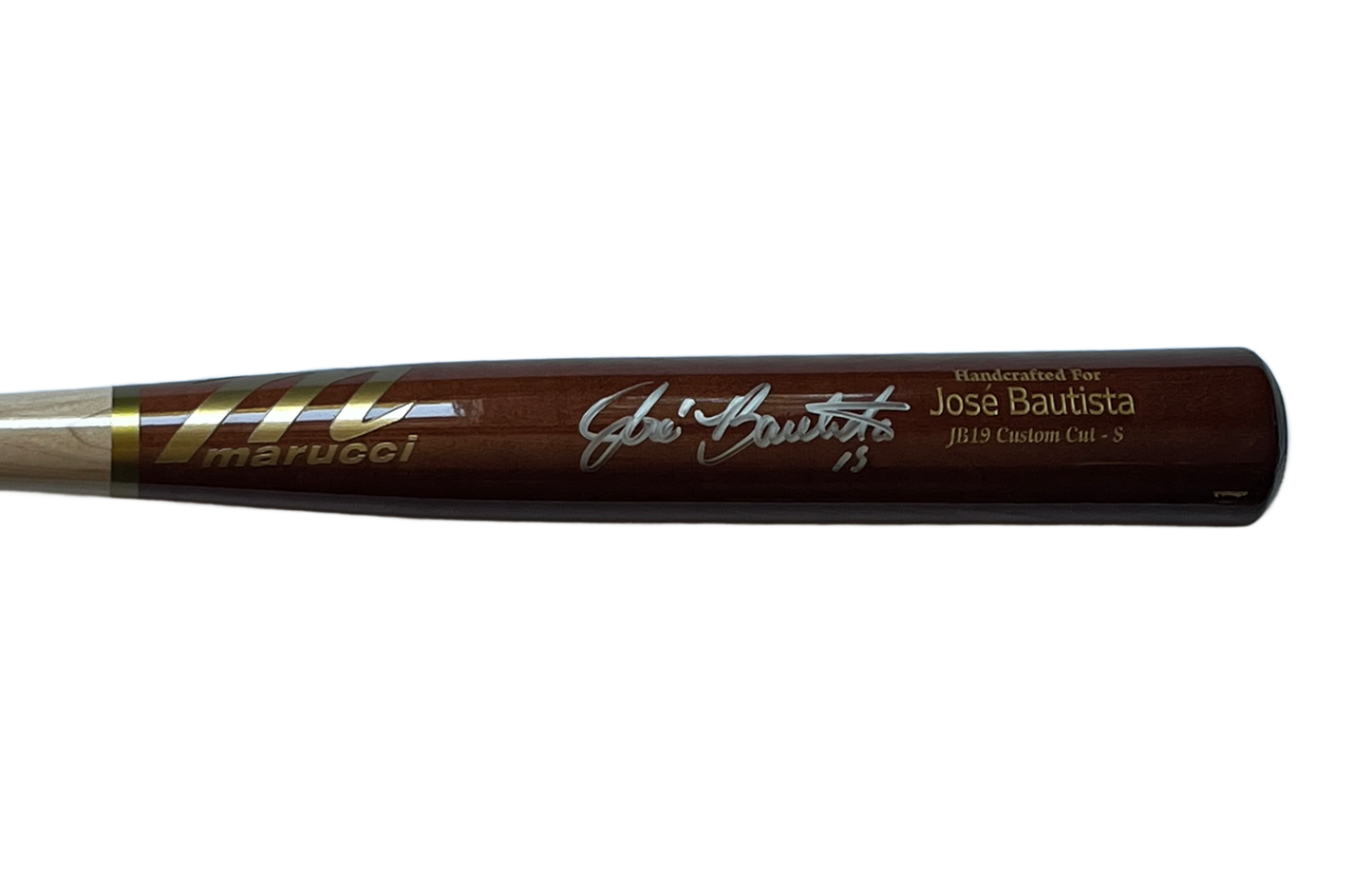 Jose Bautista Autographed Marucci Game Maple Bat