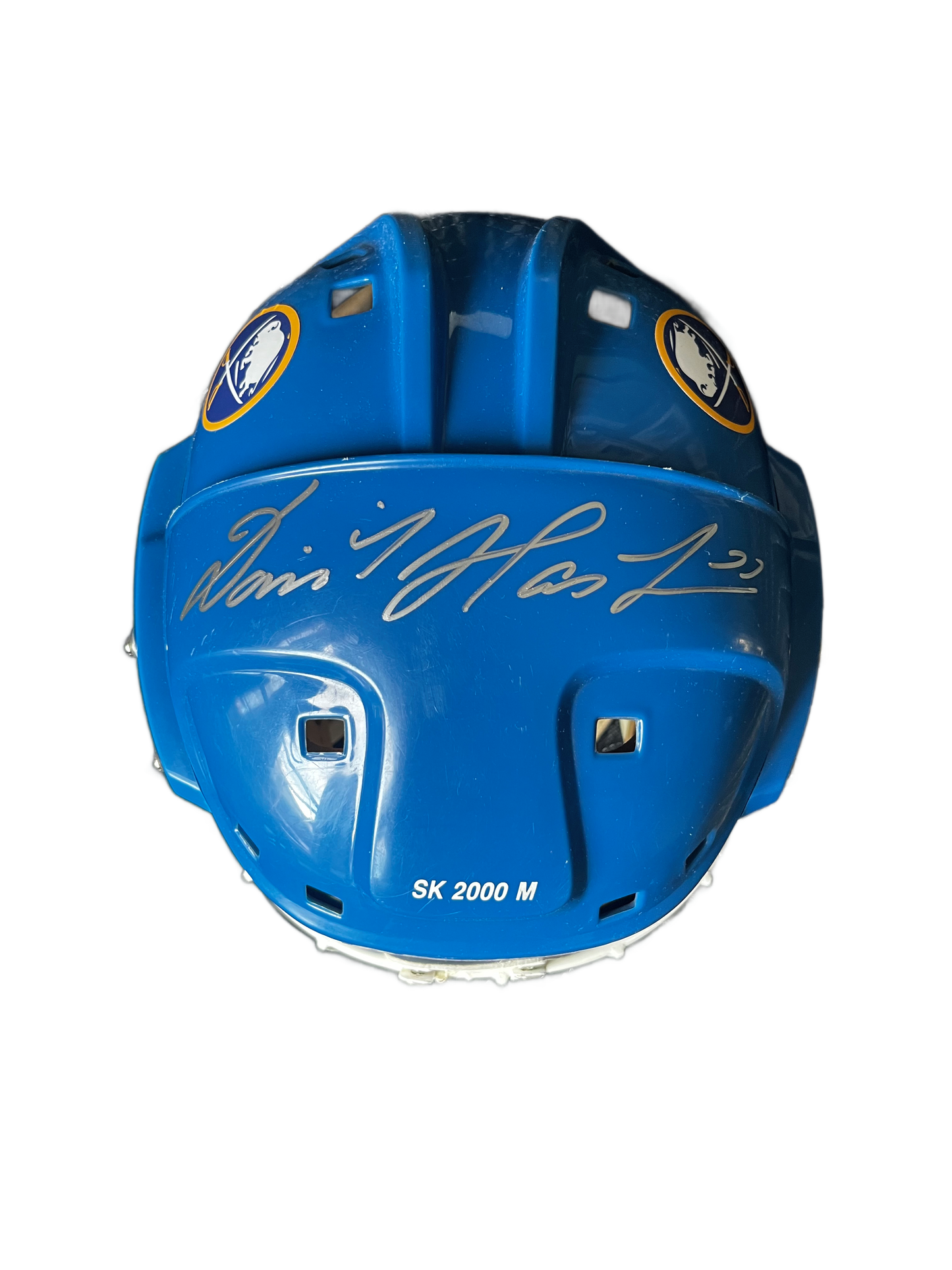 Dominik Hasek Signed Vintage Buffalo Sabres Blue SK 2000 Cooper Helmet