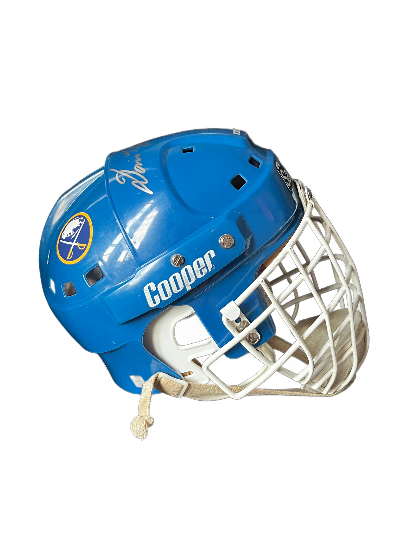 Dominik Hasek Signed Vintage Buffalo Sabres Blue SK 2000 Cooper Helmet