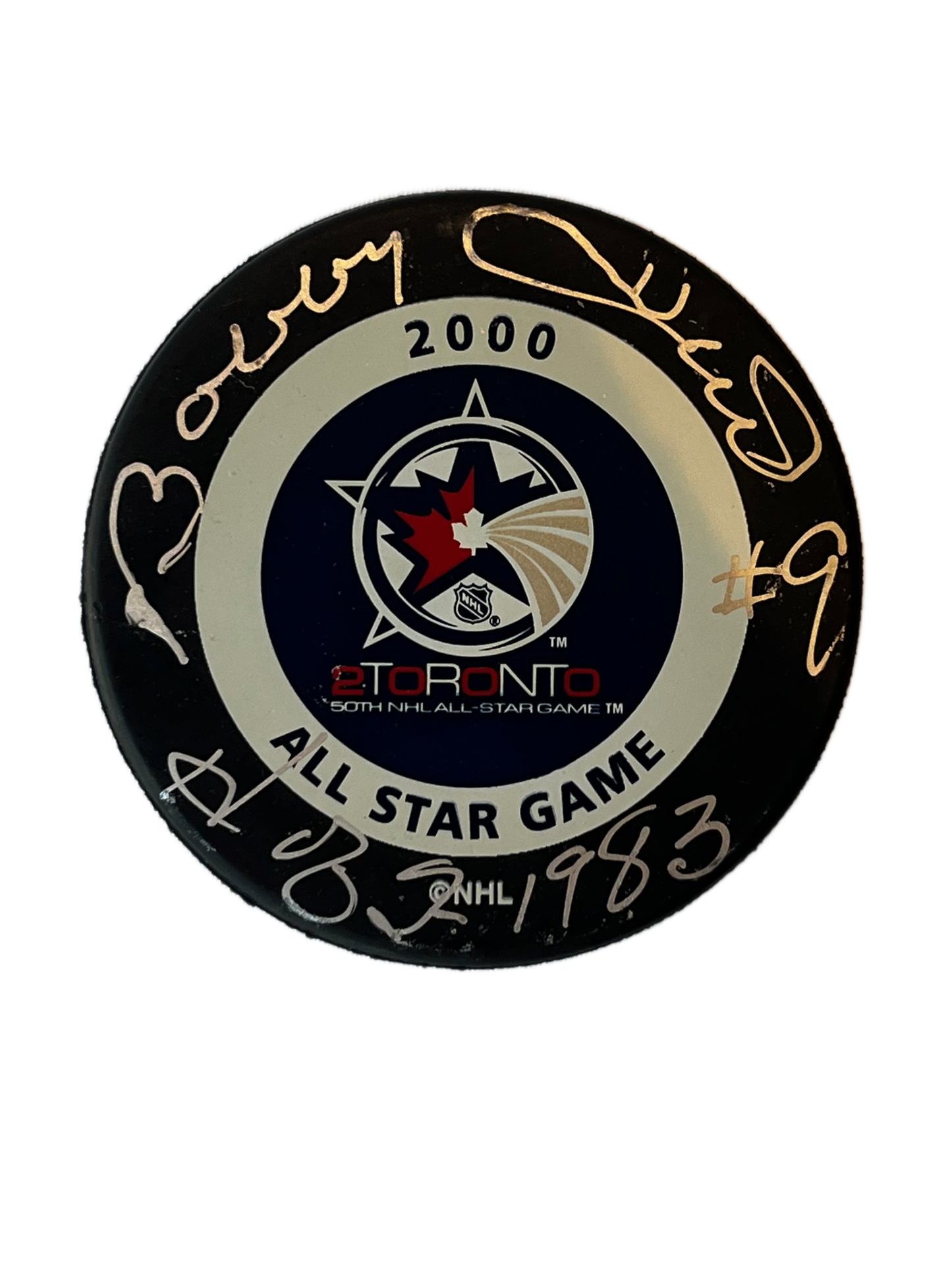 Bobby Hull Autographed 50th NHL All Star Game Toronto 2000