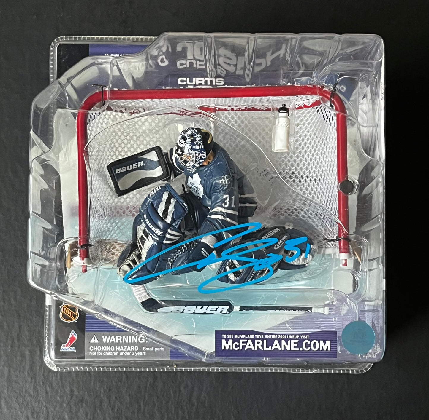 Curtis Joesph Autographed McFarlane Figure