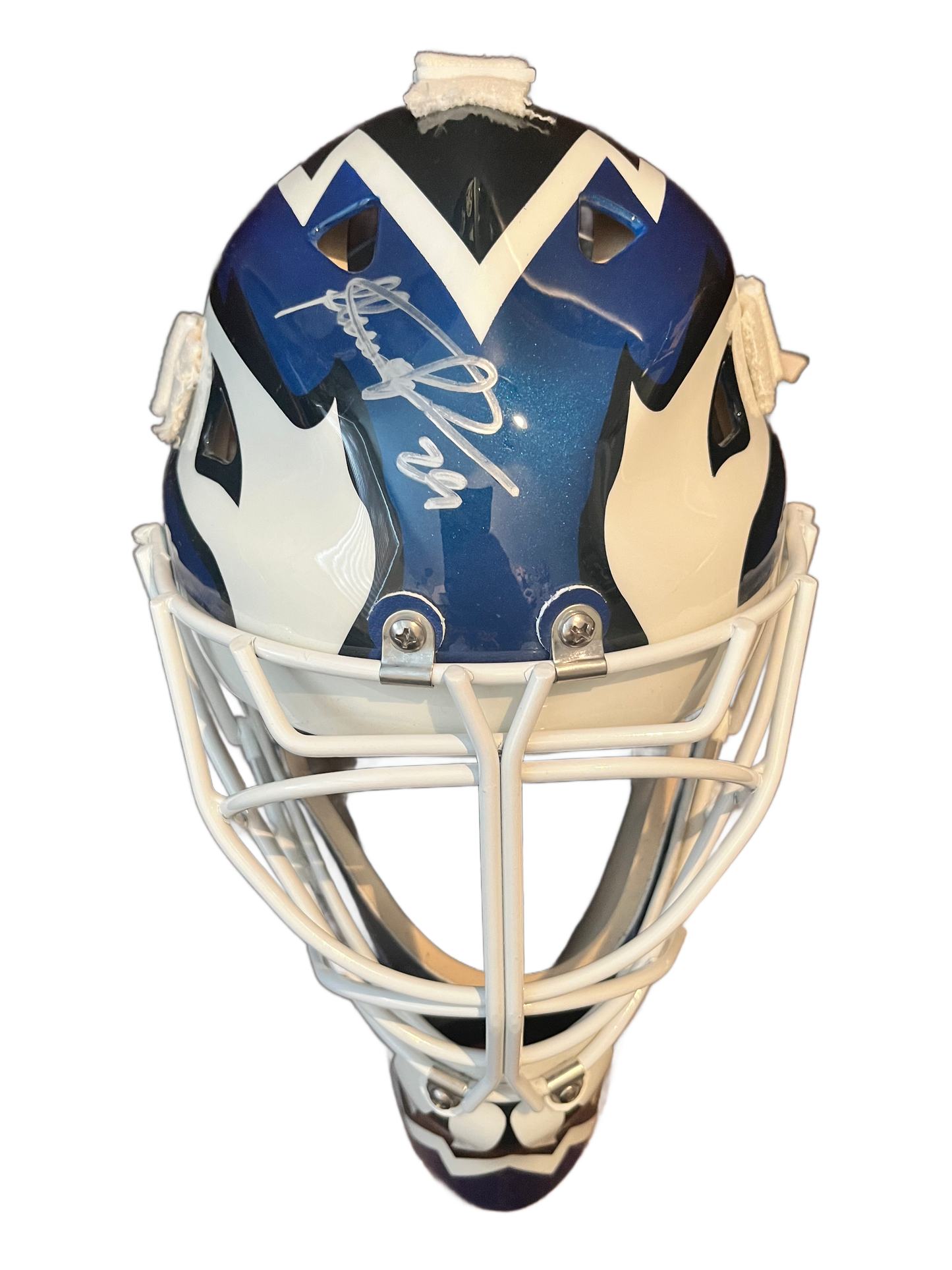 Felix "The Cat" Potvin Autographed Toronto Maple Leafs Replica Goalie Mask