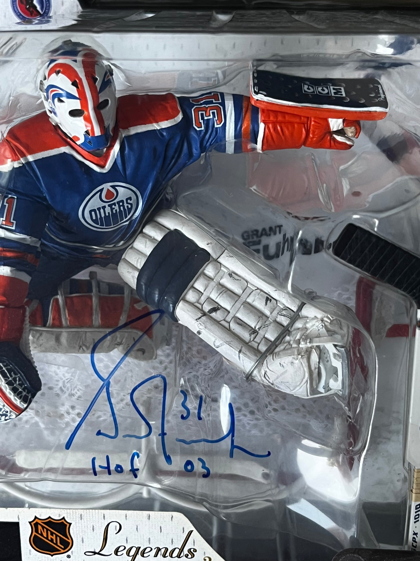 Grant Fuhr Autographed McFarlane Figure