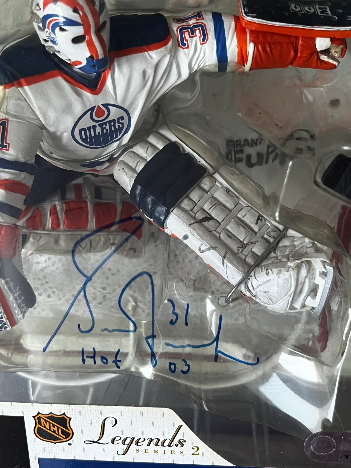 Grant Fuhr Autographed McFarlane Figure