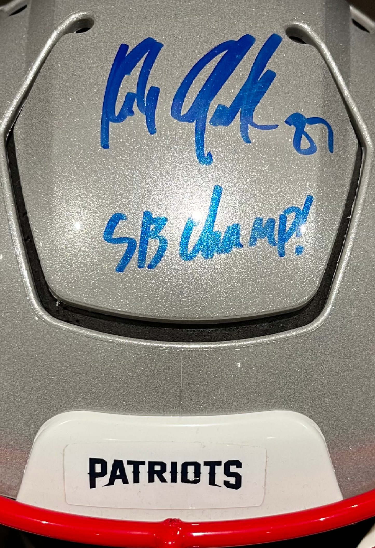 Rob Gronkowski Autographed Authentic Flex Patriots Football Helmet