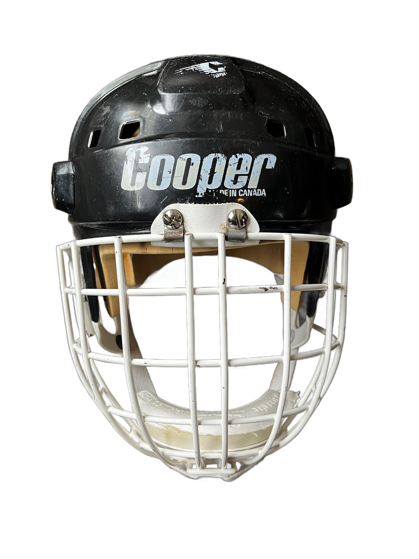 Dominik Hasek Autographed Vintage SK 2000 Black Cooper Goalie Helmet