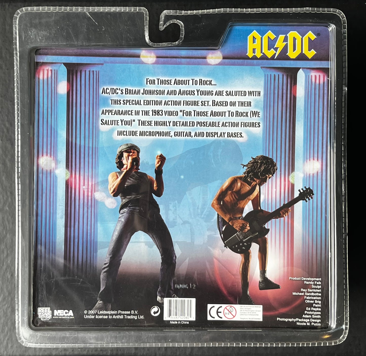 AC/DC Brian Johnson & Angus Young NECA Reel Toys Action Figure