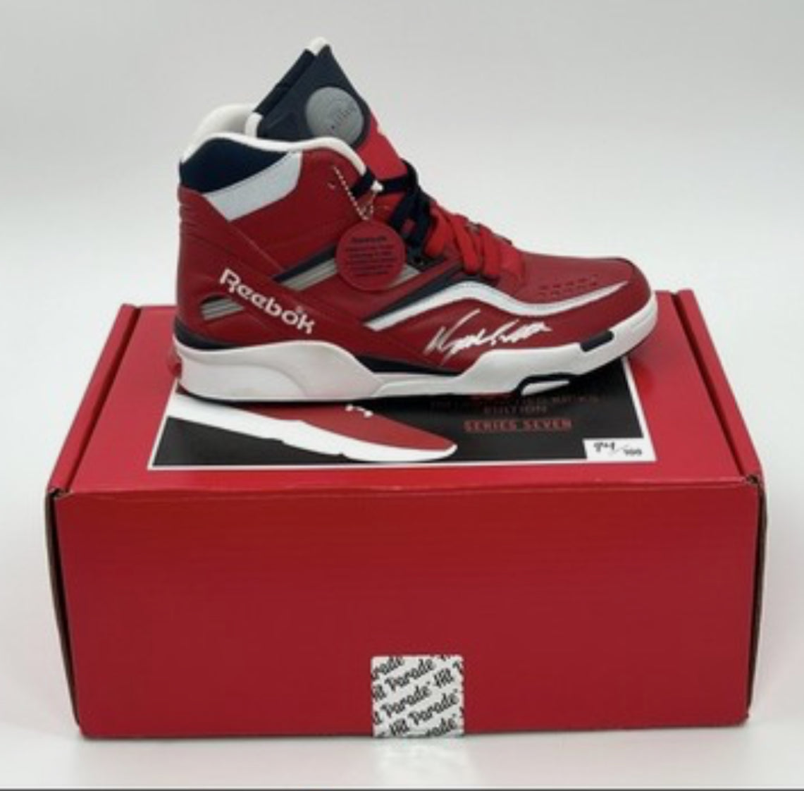 Dominique Wilkins Reebok Pump Autographed Basketball Shoe