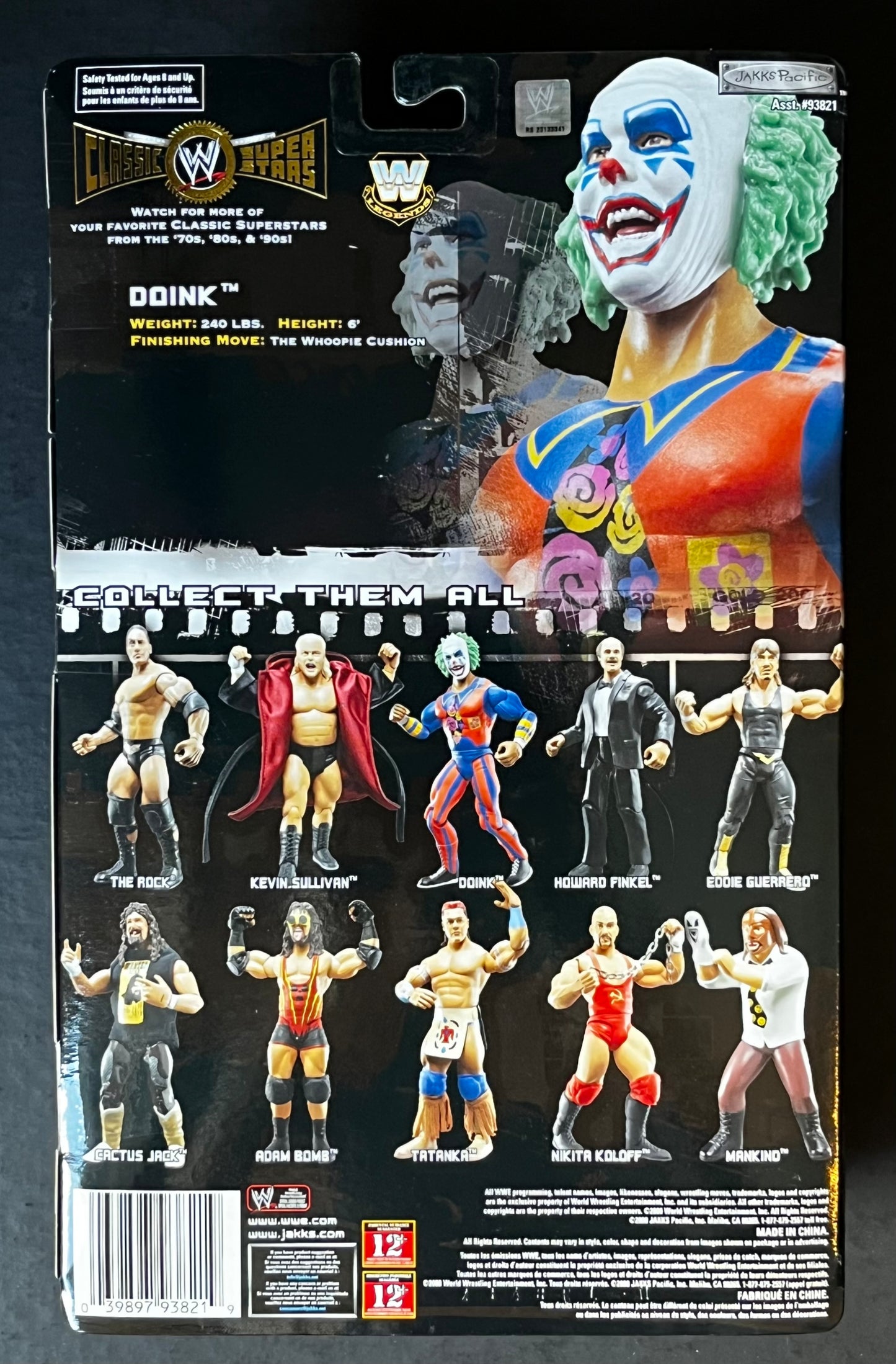 Doink The Clown WWE Classic Super Stars Action Figure