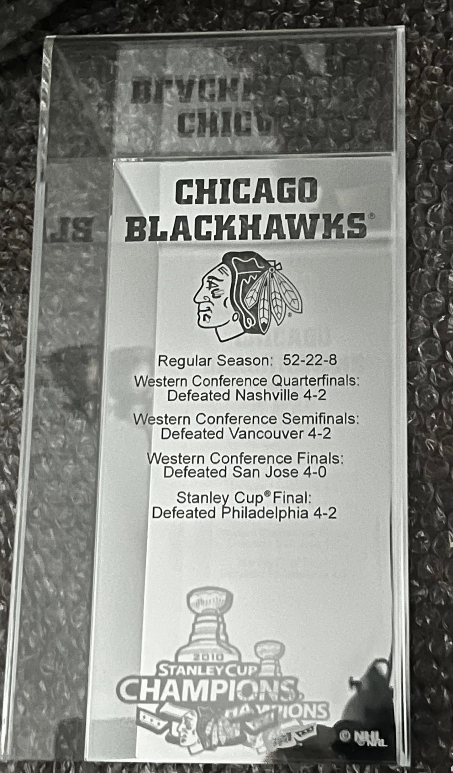 Patrick Kane Signed Chicago Blackhawks Stanley Cup Champions