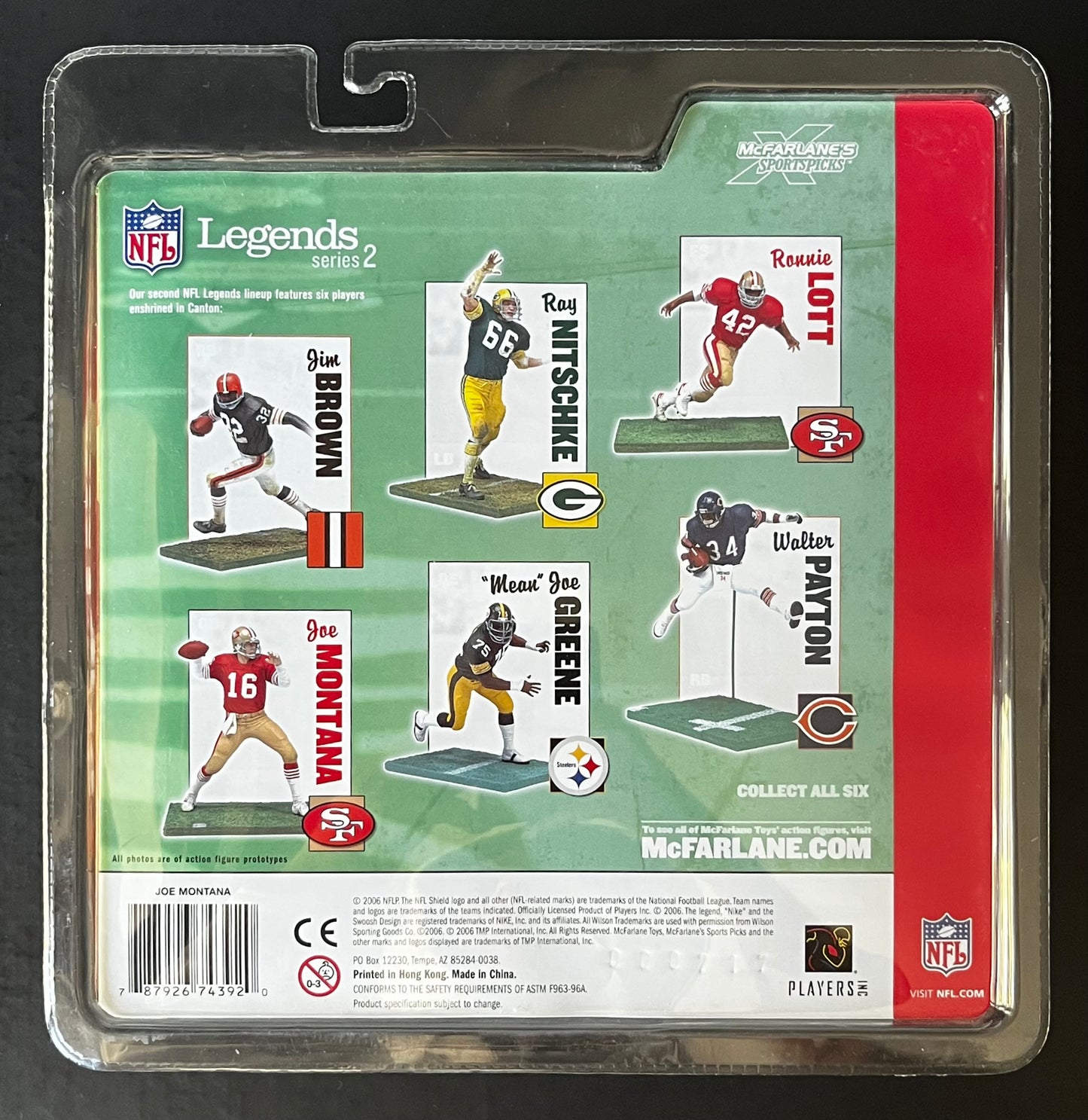 Joe Montana Mcfarlane Figure NFL Legends Series 2