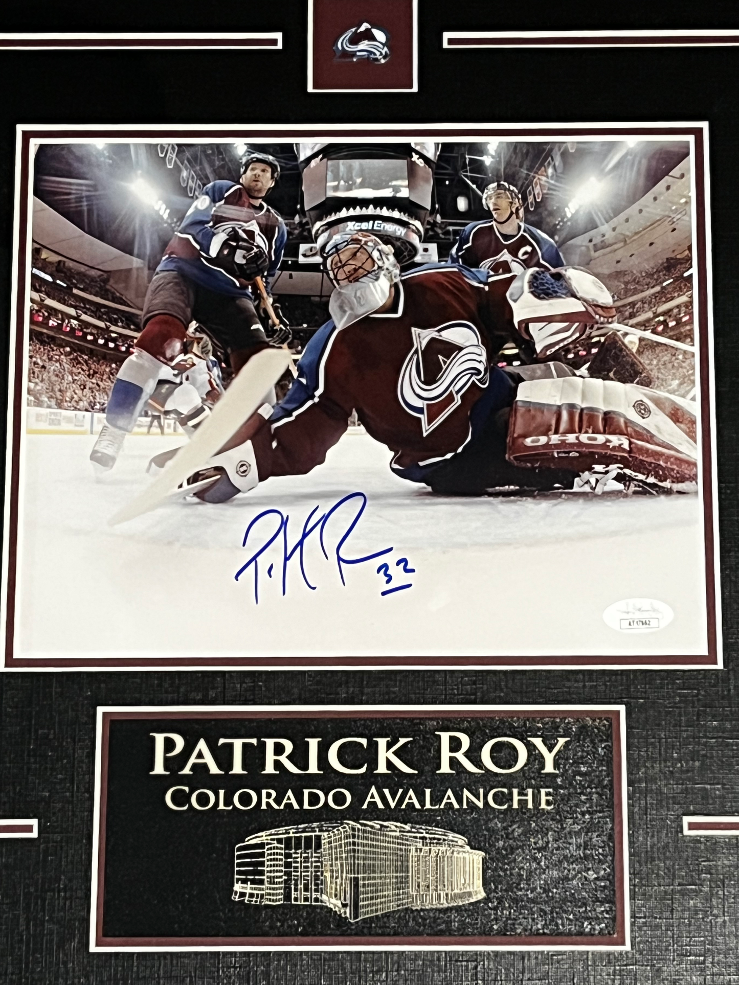 Patrick Roy Colorado Avalanche Autographed Framed 8x10