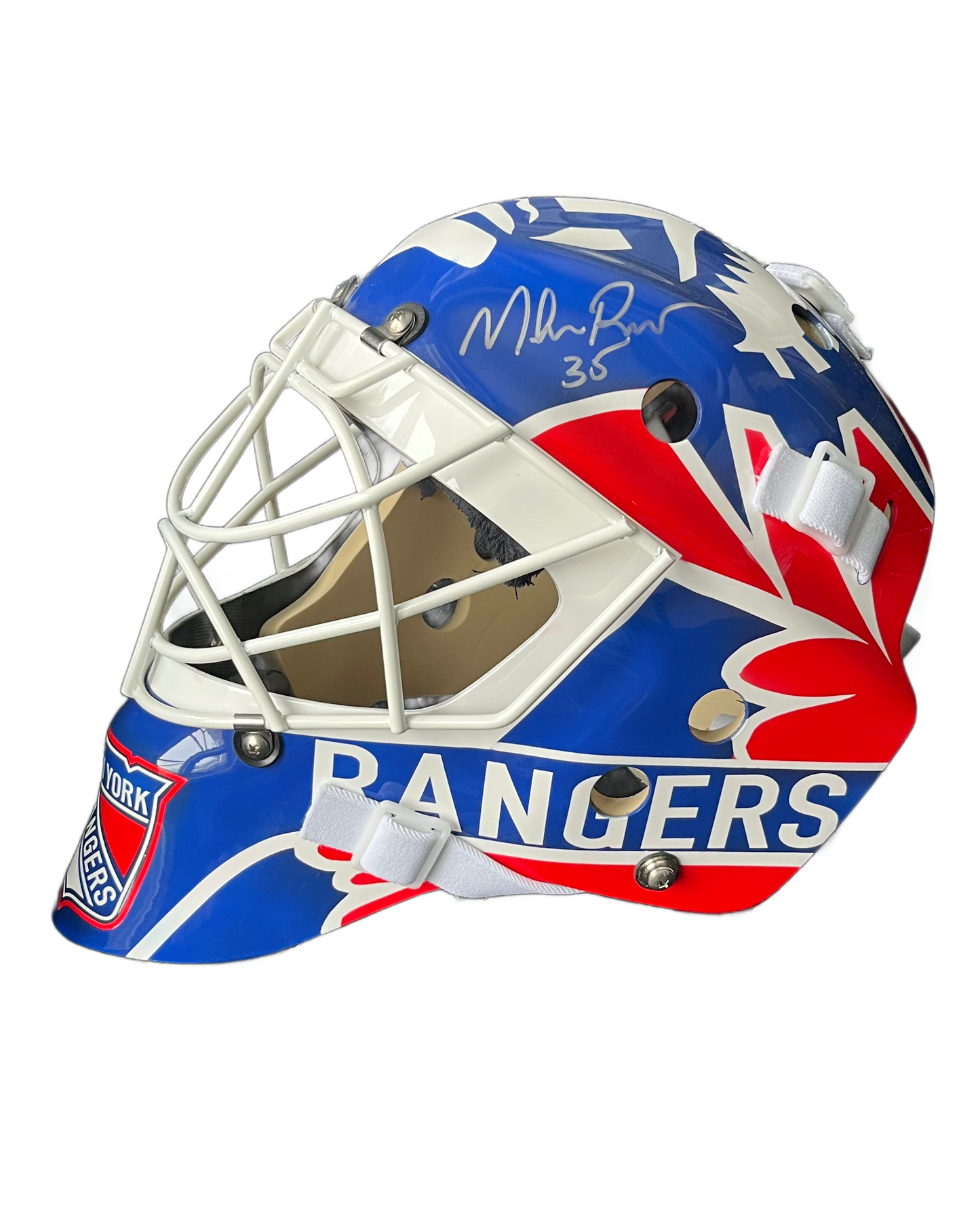 Mike Richter Signed Full Size Replica Goalie Mask