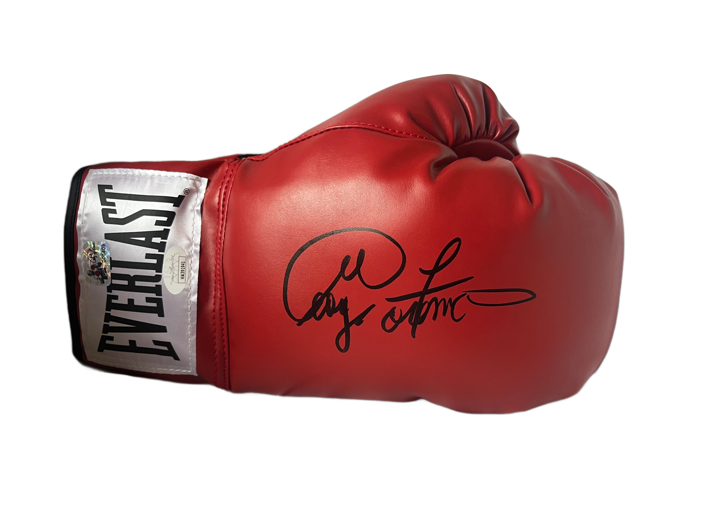 George Foreman Autographed Red Everlast Boxing Glove