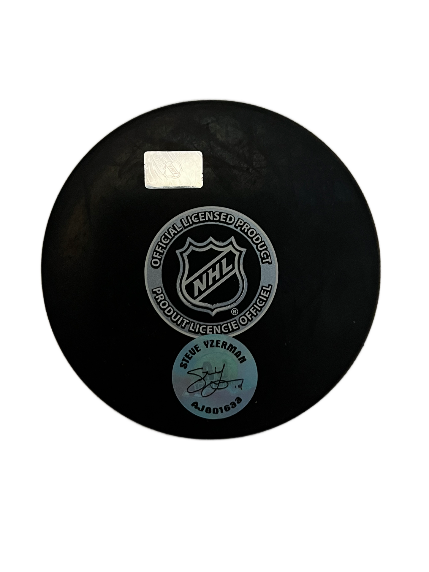 Steve Yzerman Autographed Tampa Bay Lighting Hockey Puck