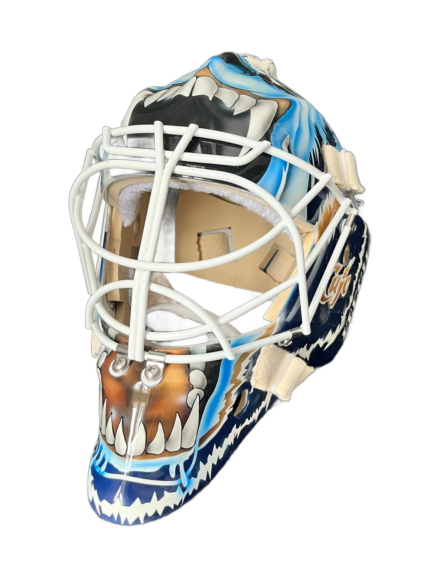 Curtis Joseph "Cujo" Full Size Edmonton Oilers Mad Dog Replica Goalie Mask