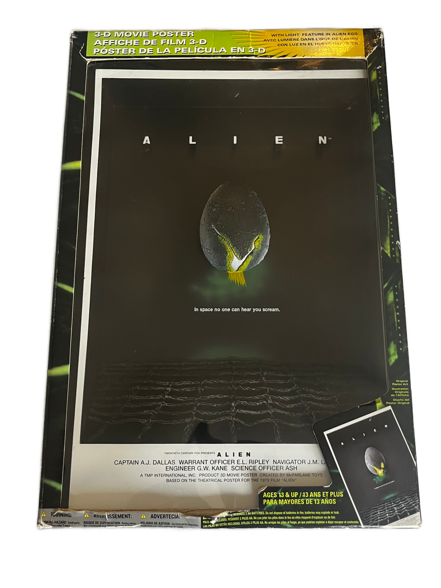2006 Mcfarlane Toys Alien 3D Movie Poster