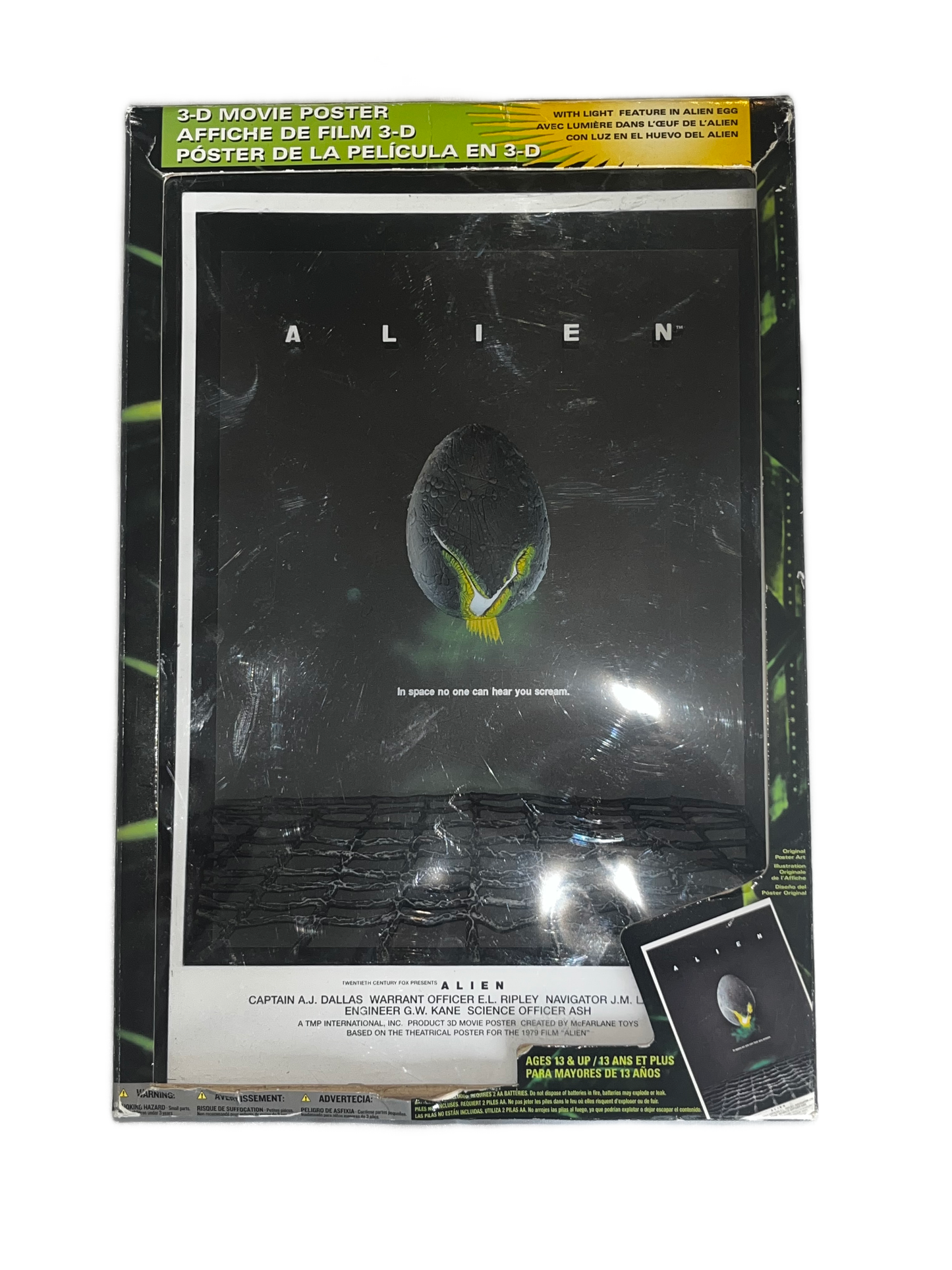 2006 Mcfarlane Toys Alien 3D Movie Poster