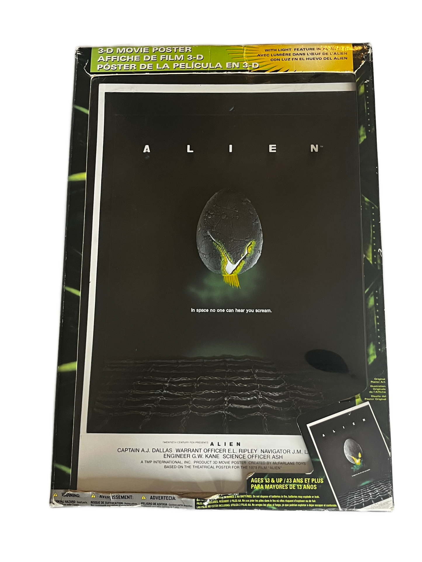 2006 Mcfarlane Toys Alien 3D Movie Poster