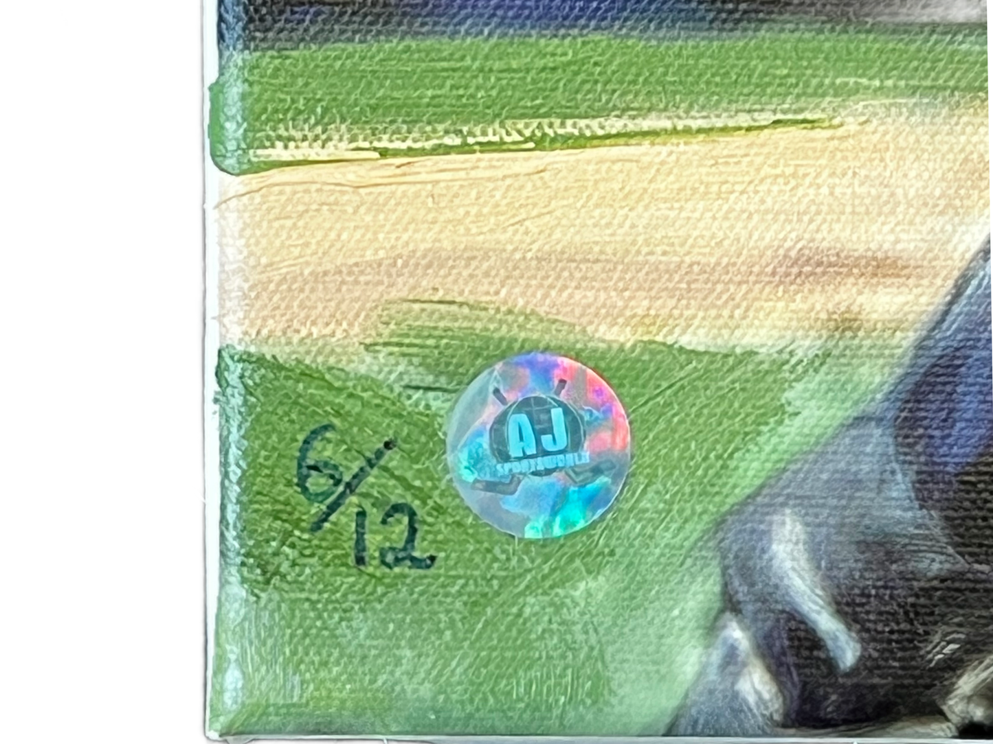 Roberto Alomar Signed 92 ALCS Home Run 20"x24" Canvas Painting