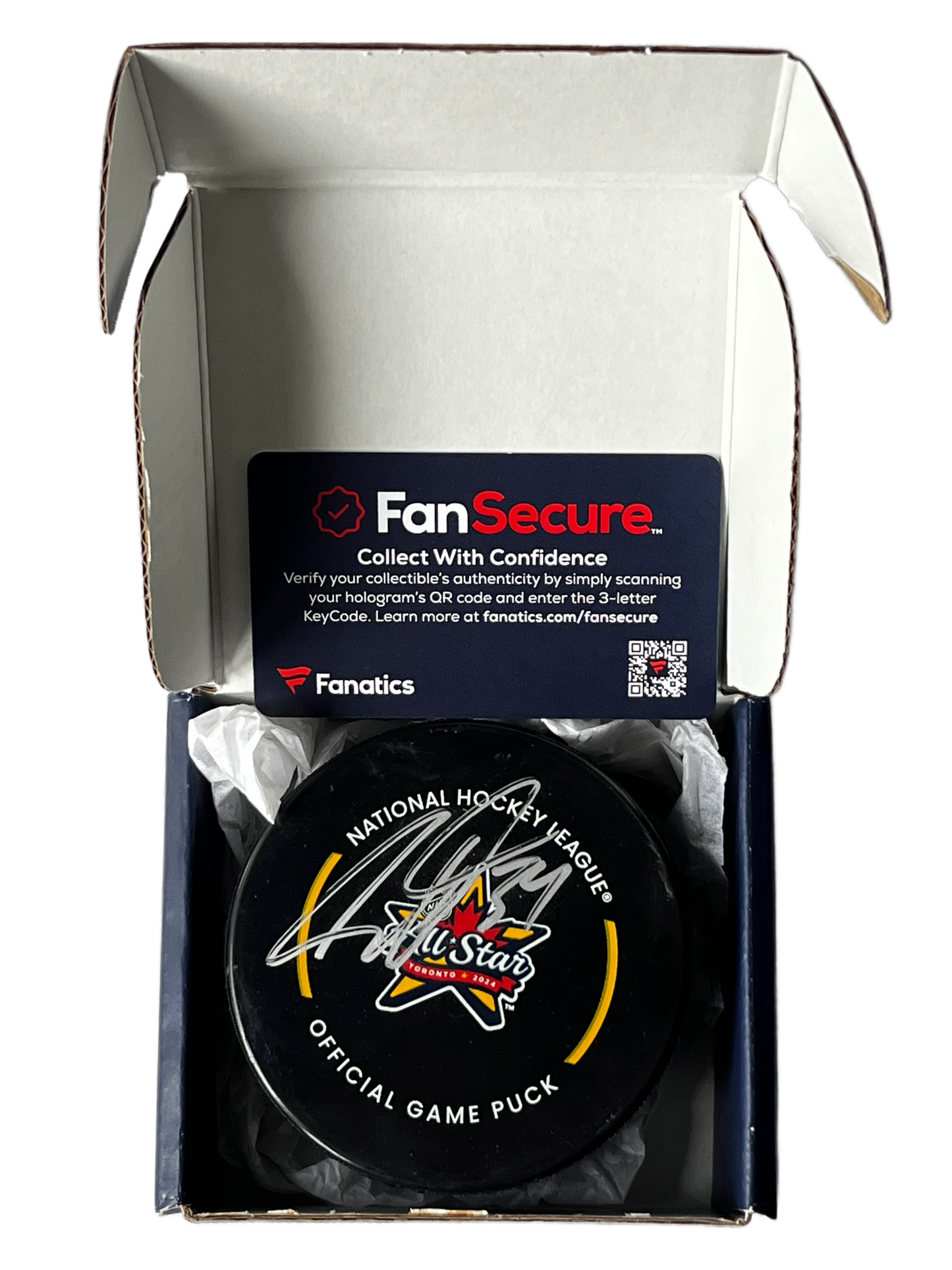 Auston Matthews Signed 2024 Allstar Game Model Puck