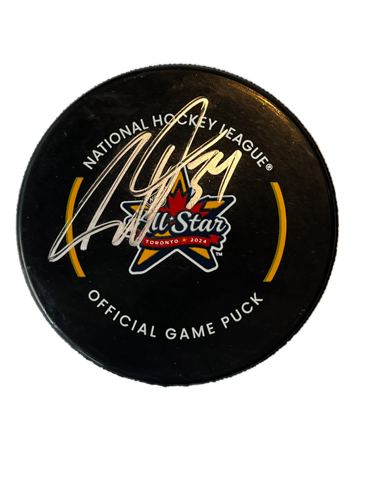 Auston Matthews Signed 2024 Allstar Game Model Puck
