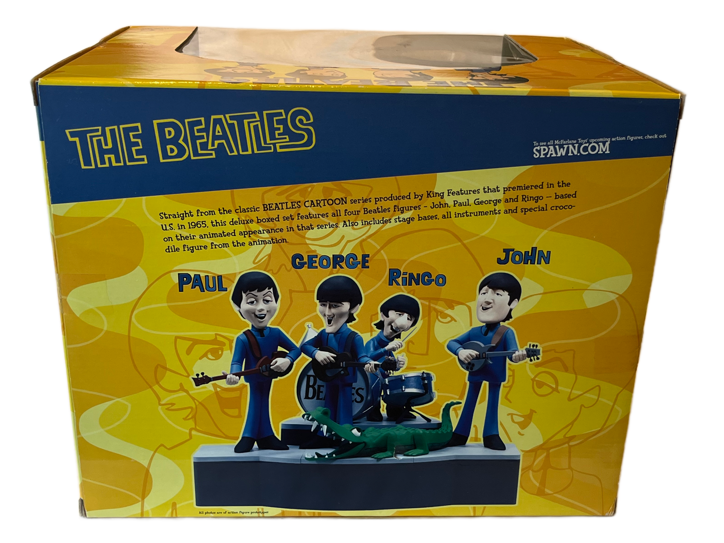 The Beatles Mcfarlane Toys Deluxe Boxed Set Animation