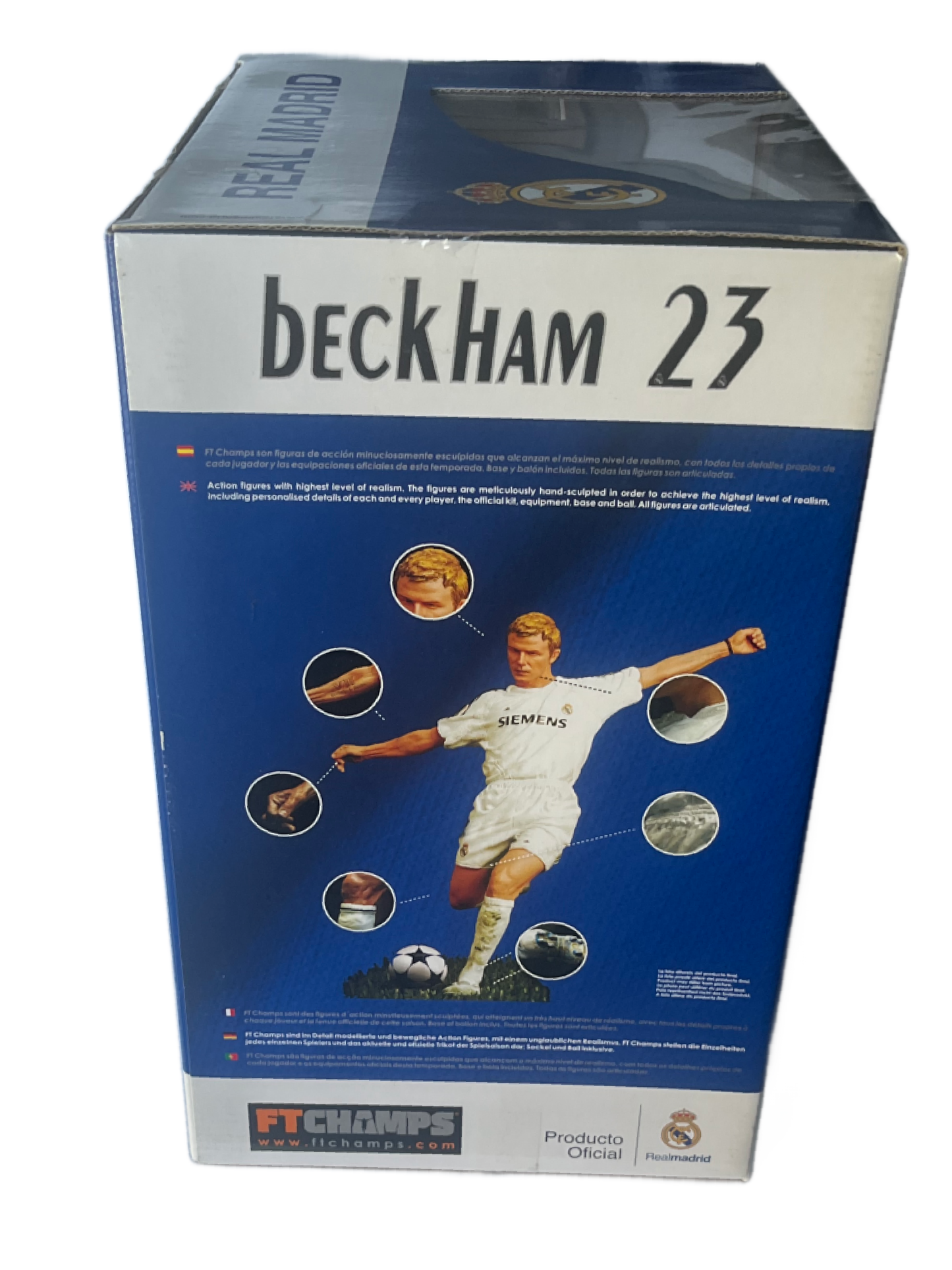 FT Champs David Beckham 23 Real Madrid 12" Action Figure