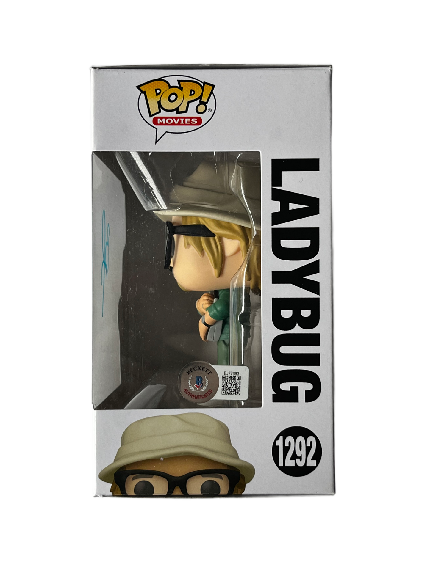 Brad Pitt Bullet Train 1292 Lady Bug Autographed Funko Pop