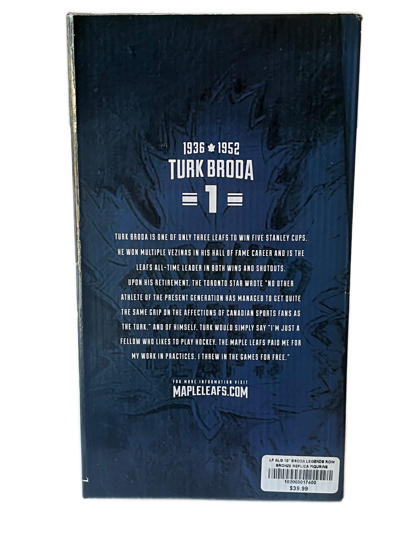 Legends Row Turk Broda Official Replica Statue Series