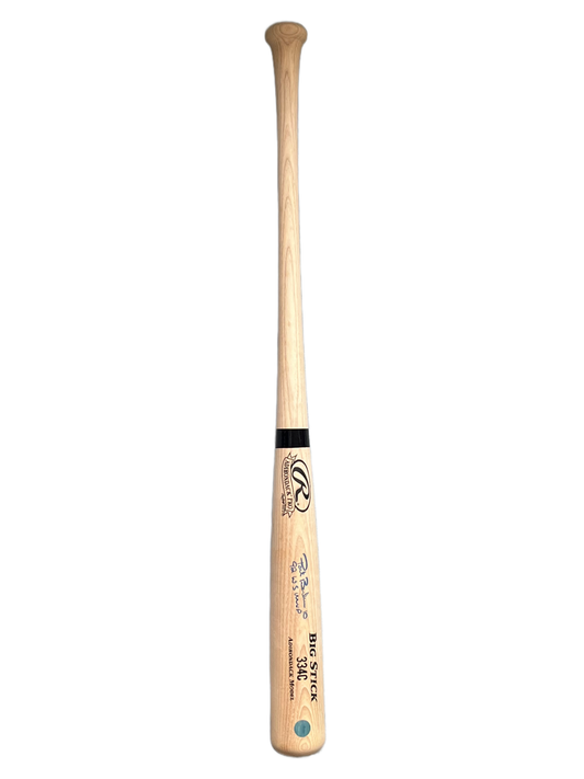 Pat Borders Baseball  Toronto Blue Jays Autographed 1992 Champs Big Stick 334C Bat