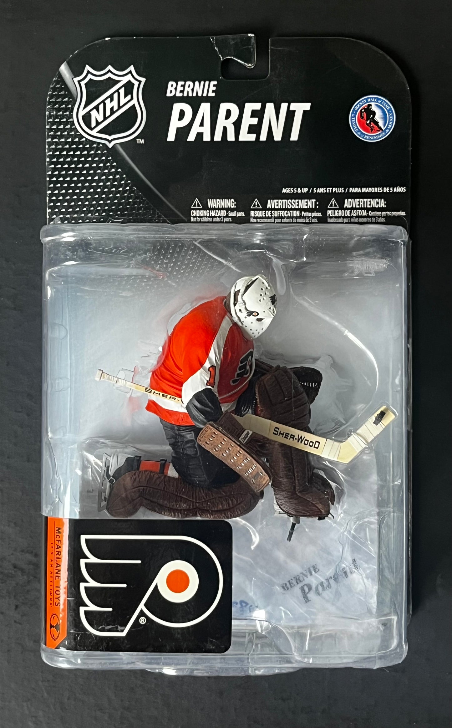 Bernie Parent Autographed McFarlane Figure