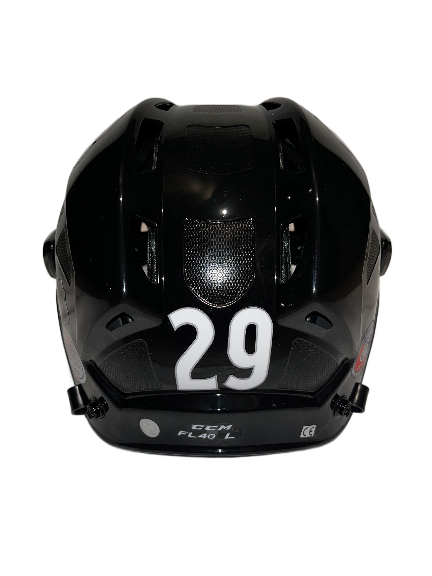 Nathan Mackinnon Autographed Black CCM Hockey Helmet
