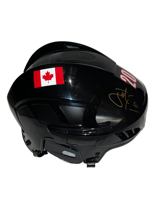 John Tavares Autographed Team Canada Black CCM Helmet