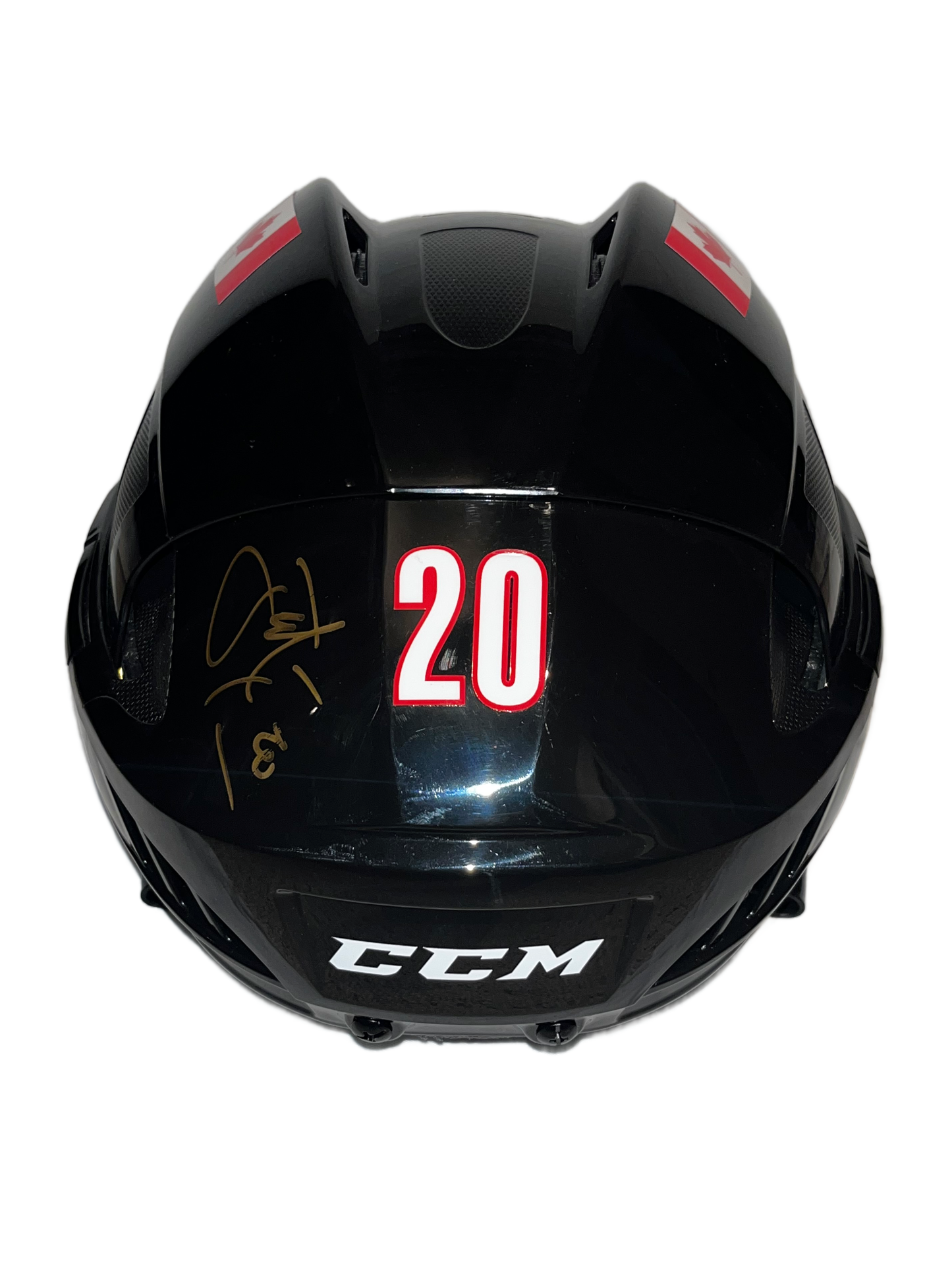 John Tavares Autographed Team Canada Black CCM Helmet