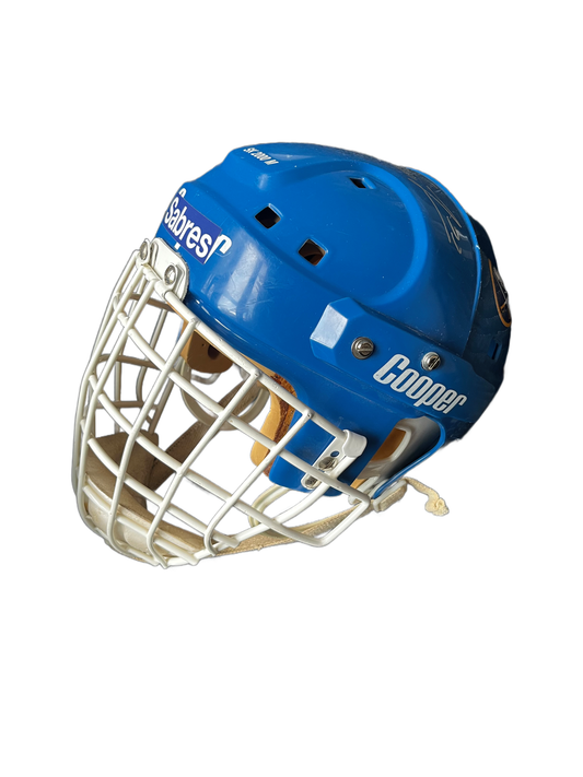 Dominik Hasek Signed Vintage Buffalo Sabres Blue SK 2000 Cooper Helmet