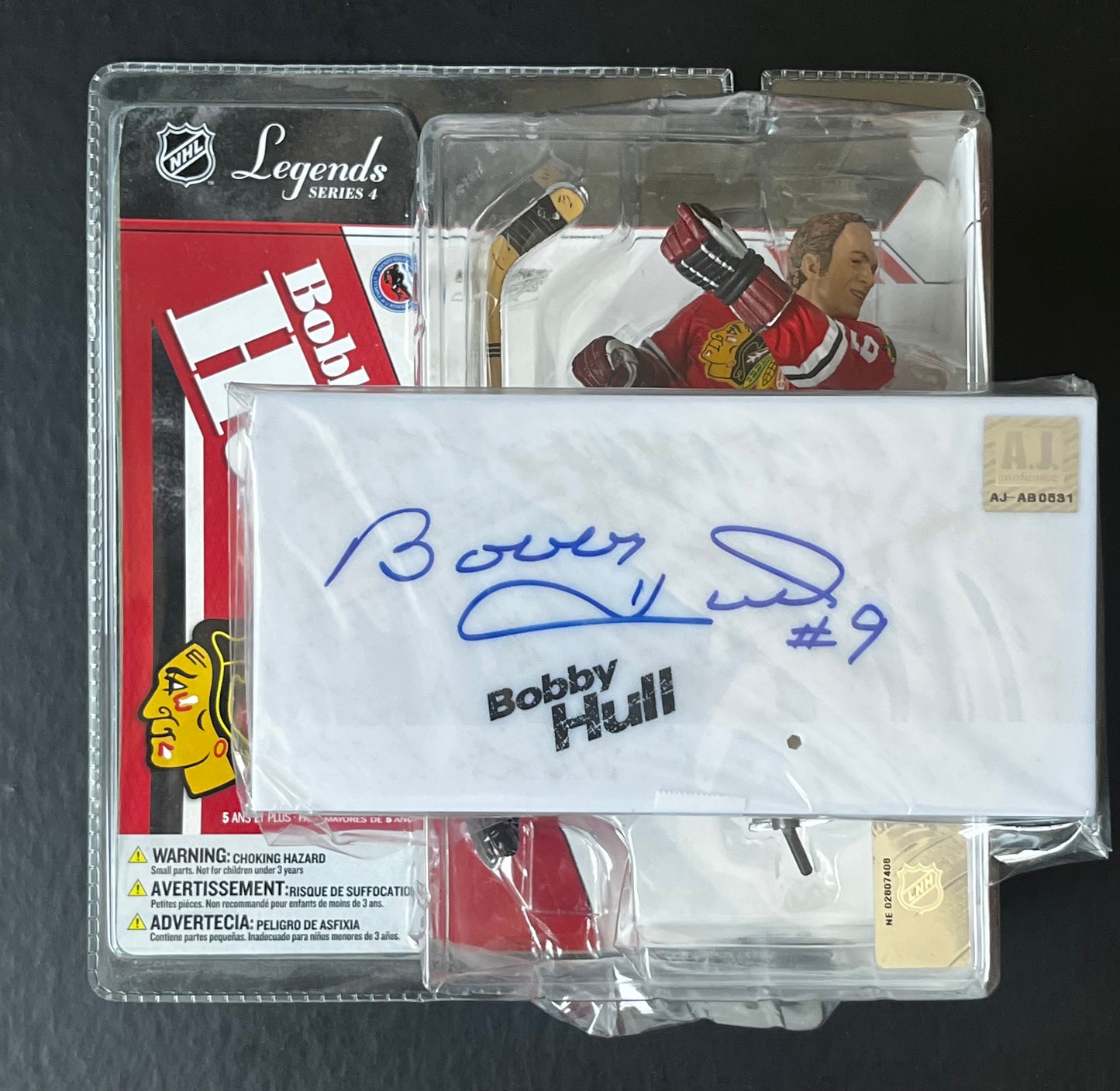 Bobby Hull Autographed McFarlane Figure