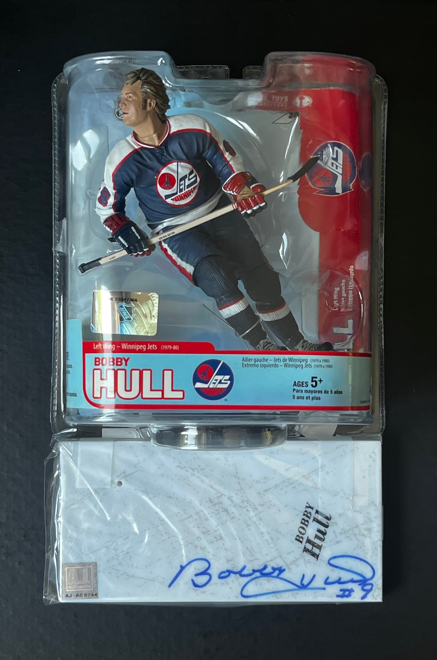 Bobby Hull Autographed McFarlane Figure