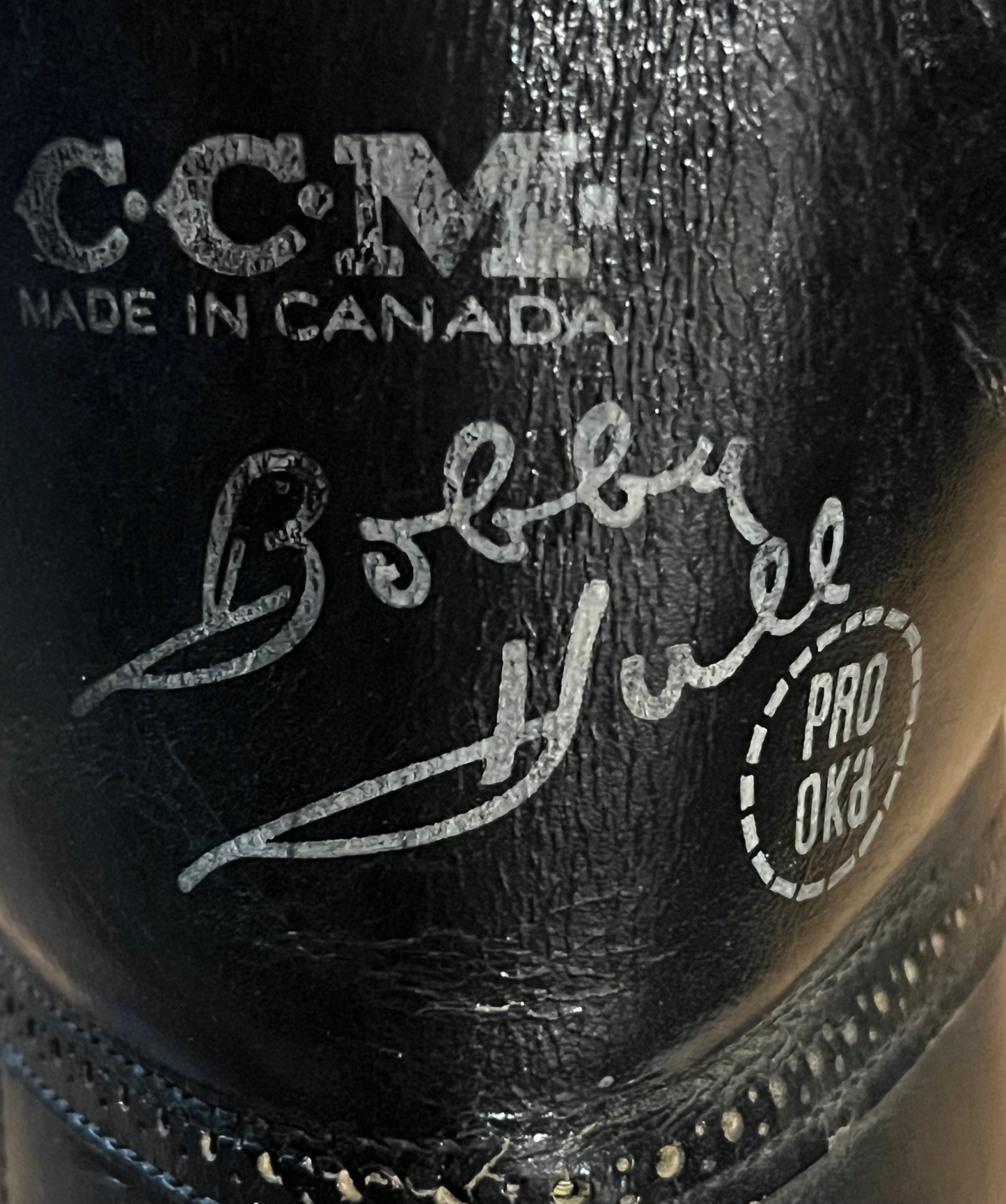 Bobby Hull Autographed Vintage CCM Hockey Skate
