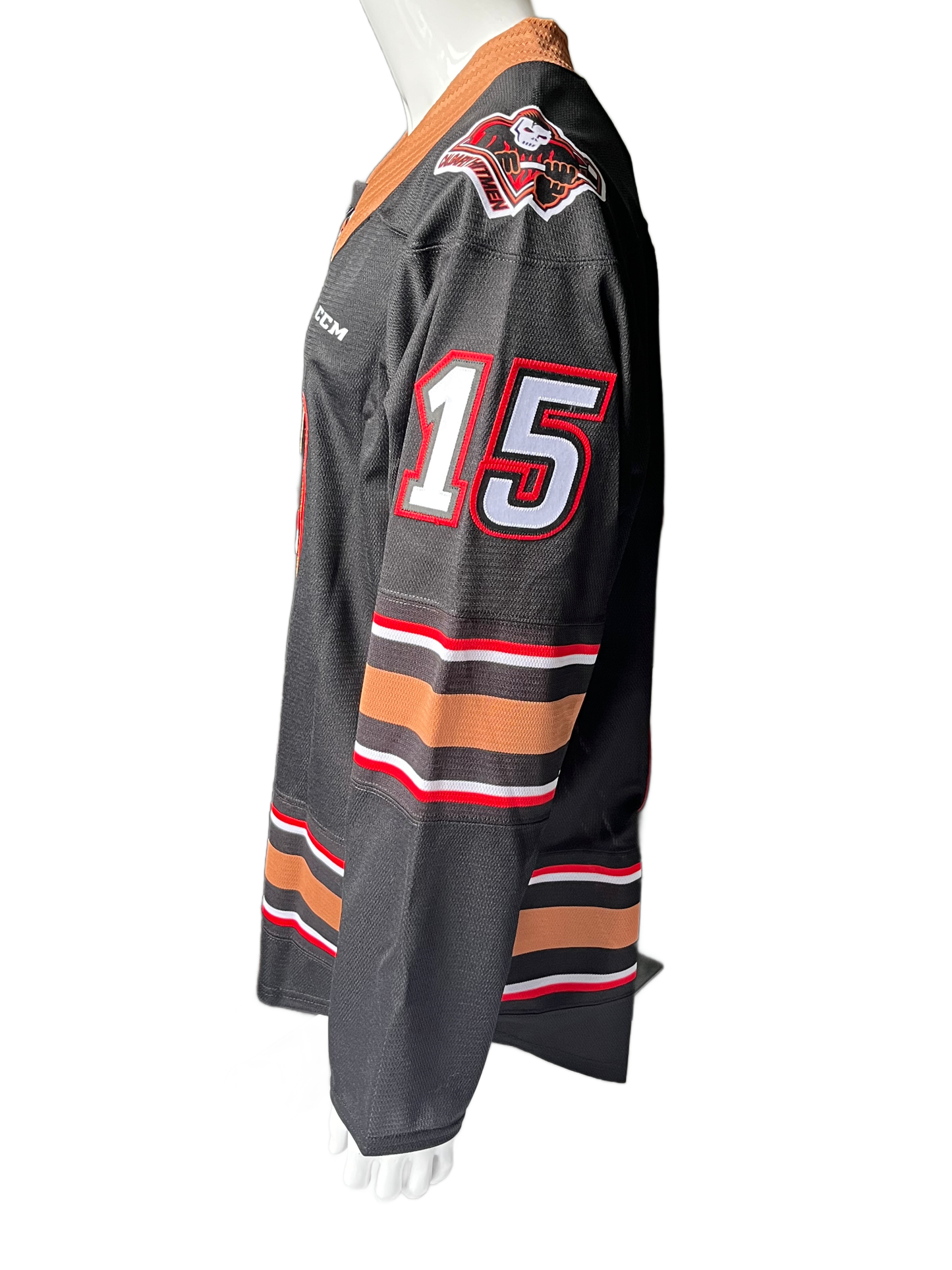 Bret Hitman Hart Autographed Calgary Hitman Jersey