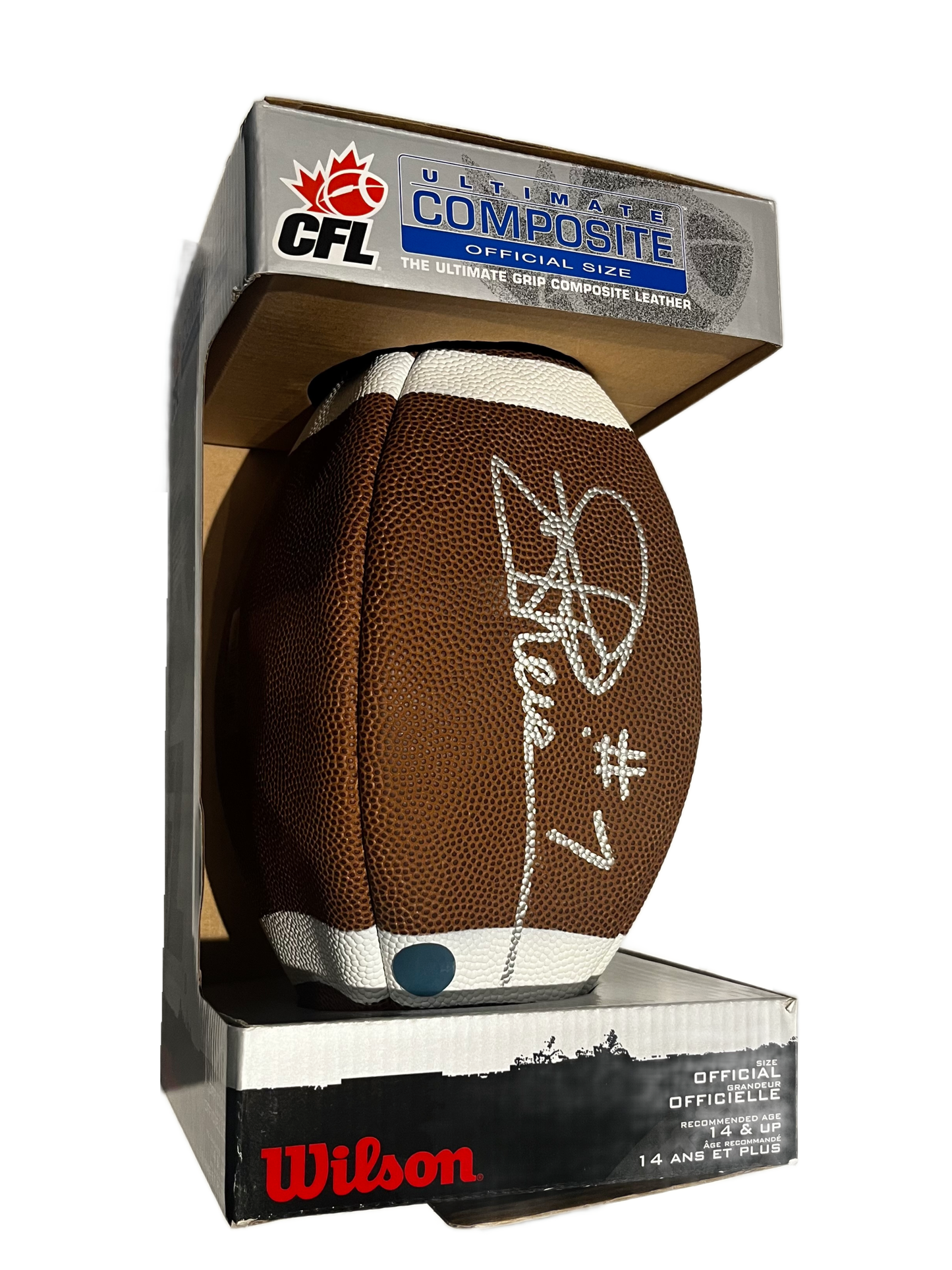Joe Theismann Autographed Wilson CFL Football