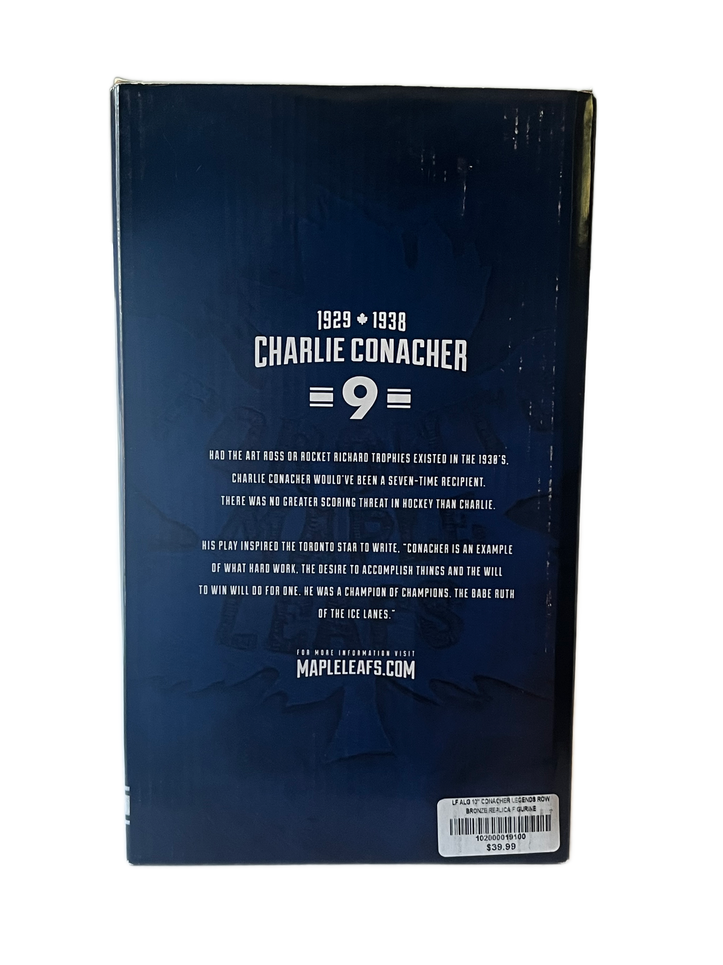 Legends Row Charlie Conacher Official Replica Statue Series