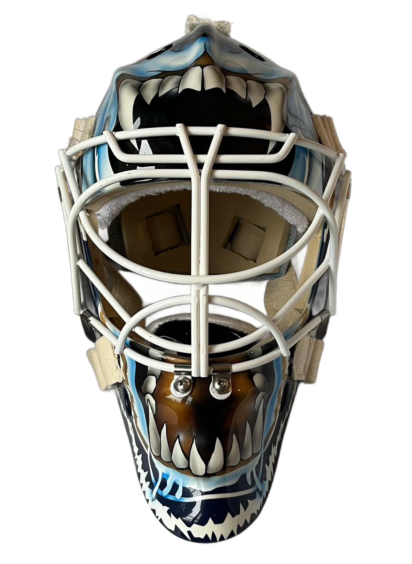 Curtis Joseph "Cujo" Autographed Full Size Edmonton Oilers Mad Dog Goalie Mask