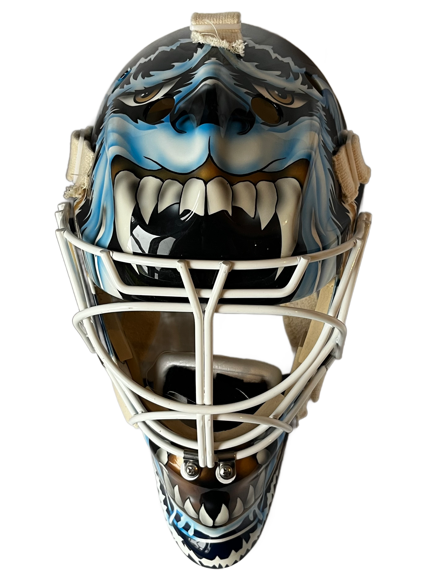 Curtis Joseph "Cujo" Autographed Full Size Edmonton Oilers Mad Dog Goalie Mask