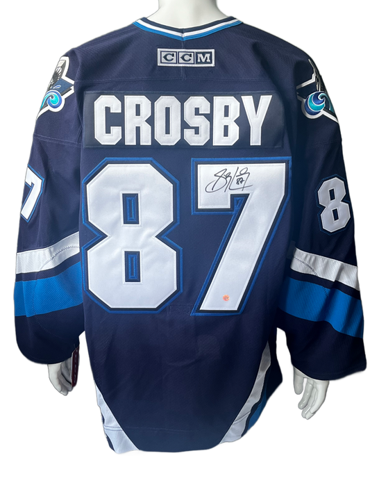 Sidney Crosby CCM Jersey QMJHL Rimouski Oceanic Signed