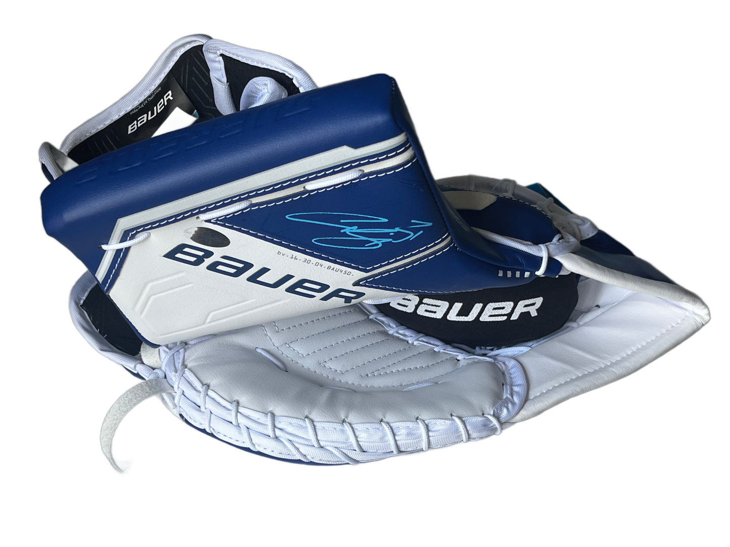 Curtis Joseph Signed Bauer Supreme M5 Pro Goalie Catcher