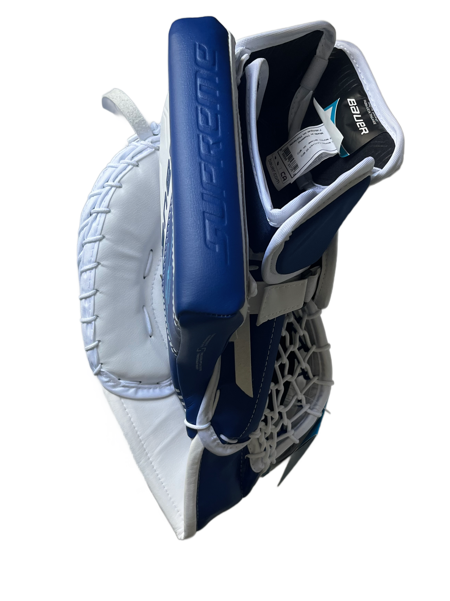 Curtis Joseph Signed Bauer Supreme M5 Pro Goalie Catcher