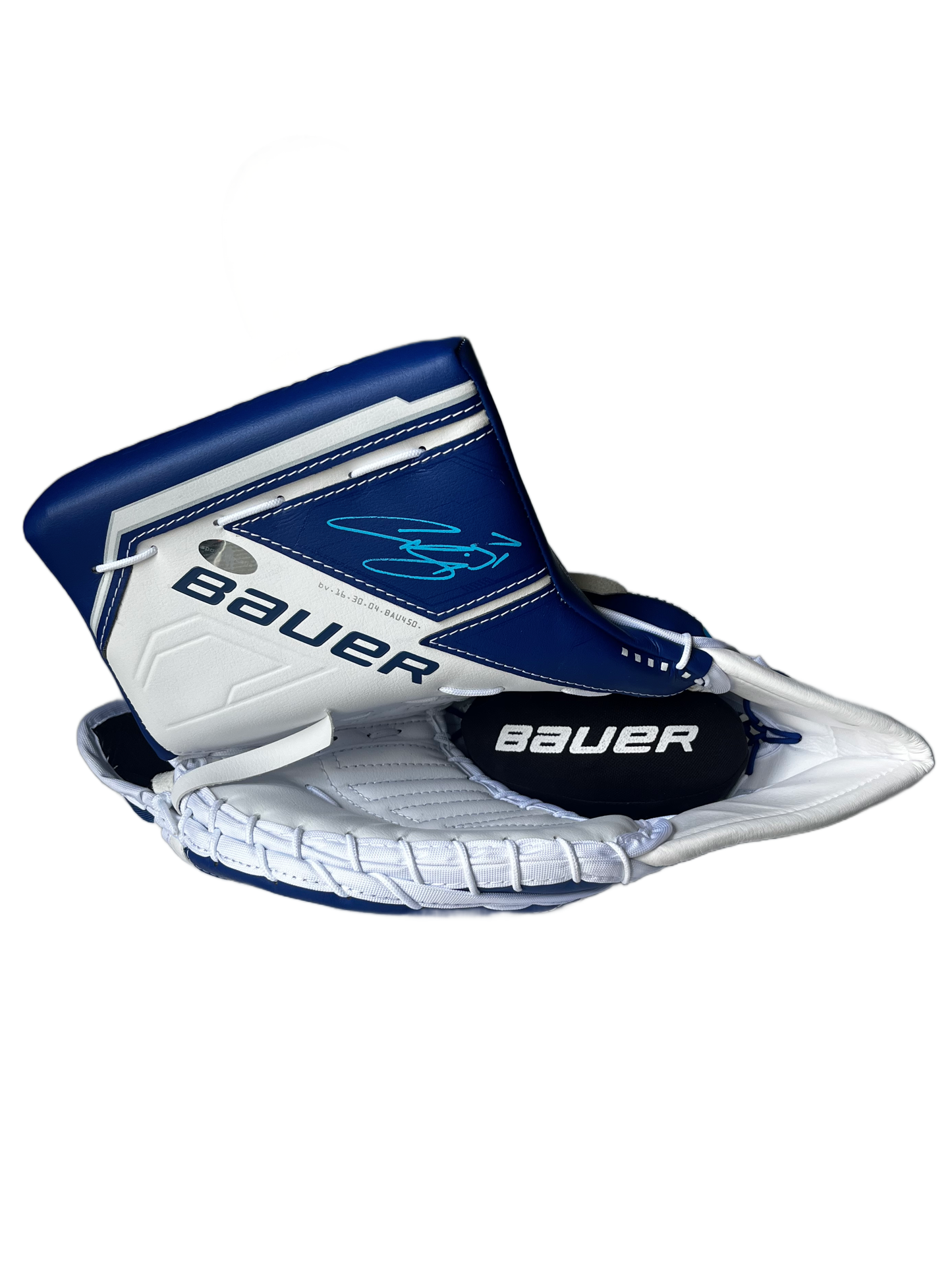Curtis Joseph Signed Bauer Supreme M5 Pro Goalie Catcher