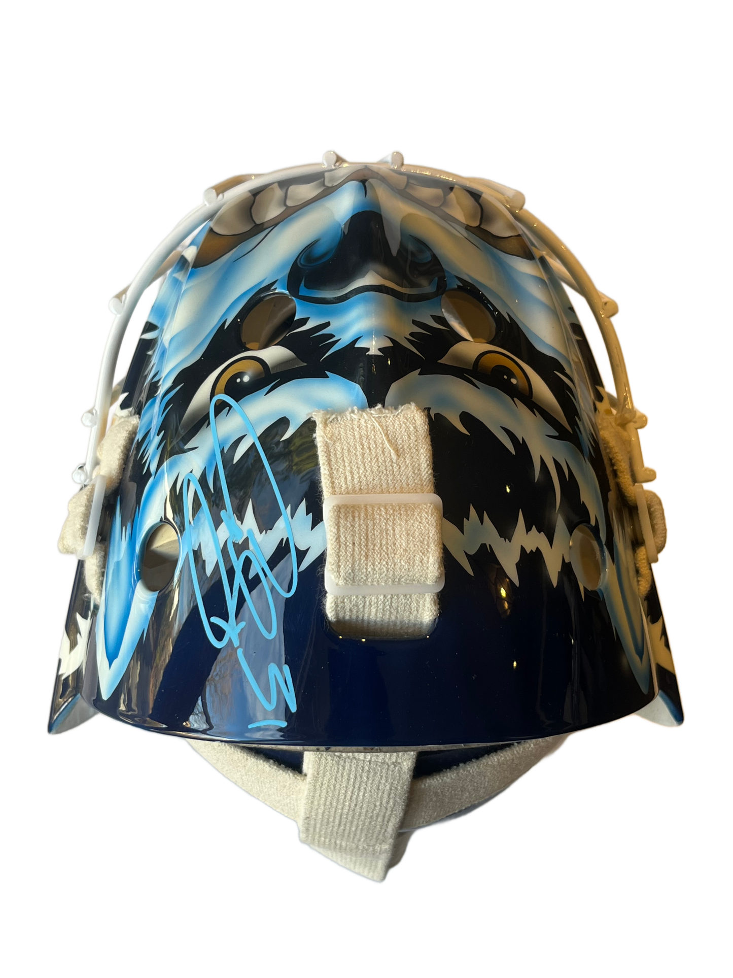 Curtis Joseph "Cujo" Autographed Full Size Edmonton Oilers Mad Dog Goalie Mask